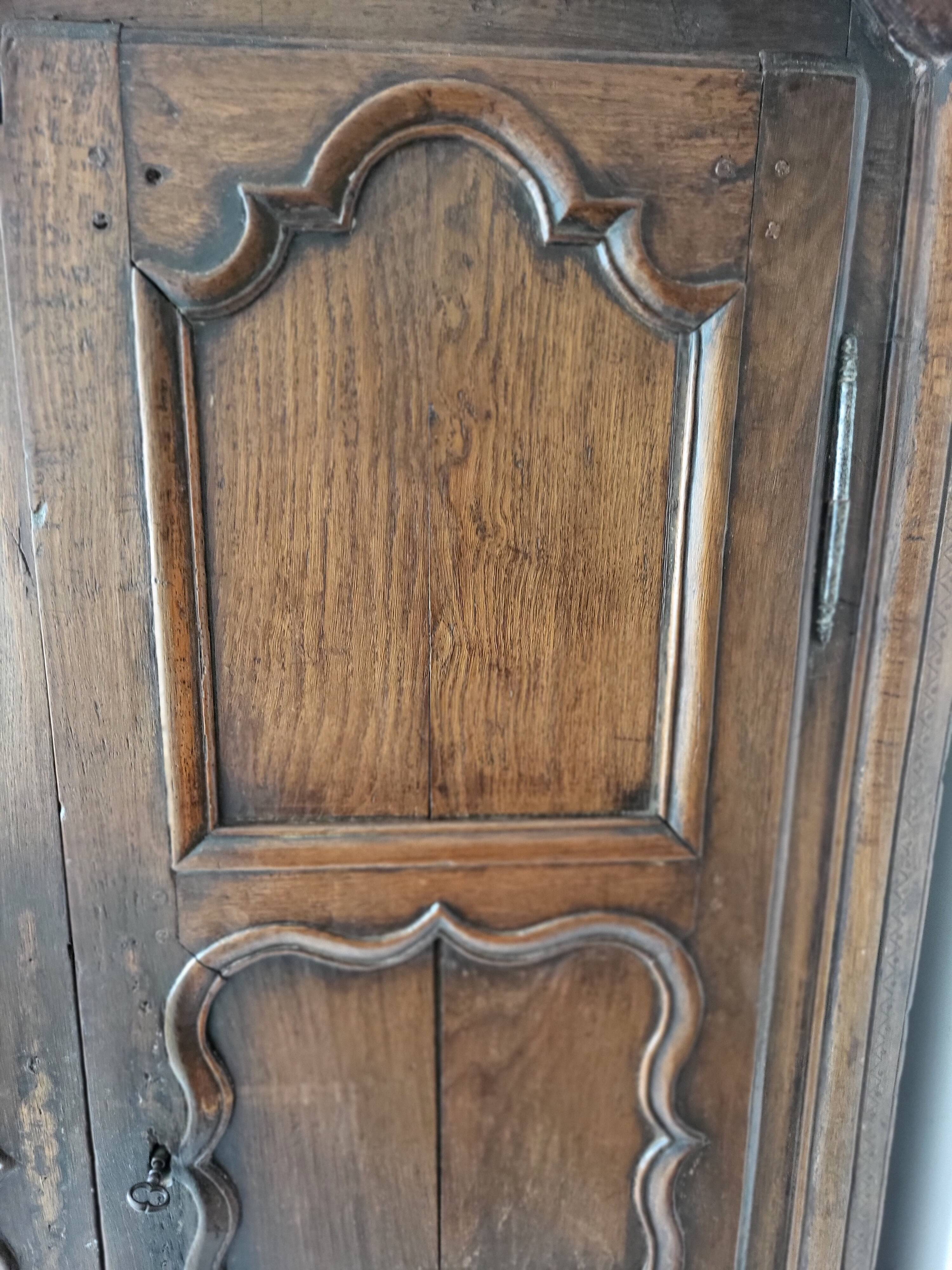 18th-century oak wardrobe
