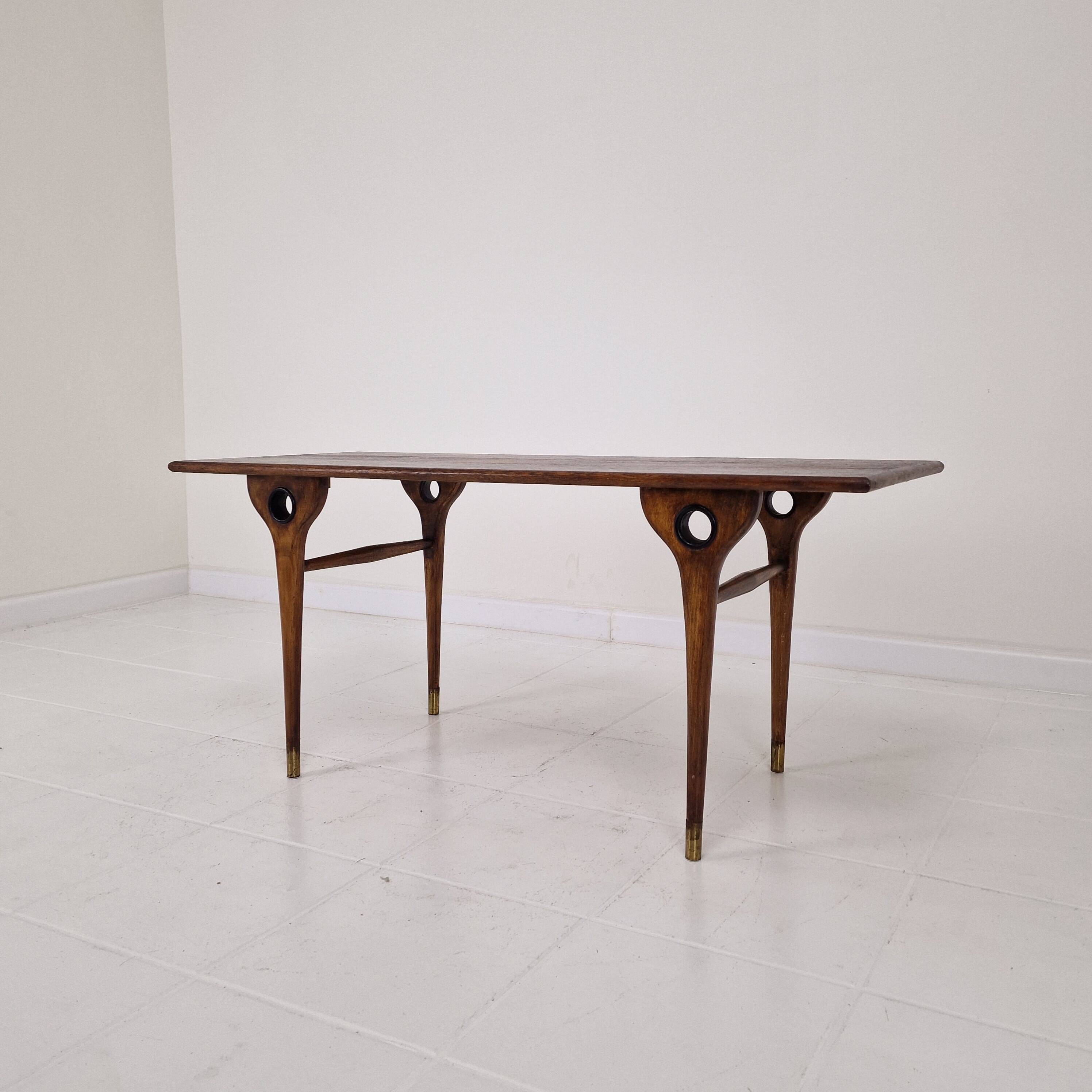 Table basse ou d'appoint rectangulaire italienne des années 1960