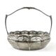 Art Nouveau basket, silver-plated brass, WMF, Germany, early 20th century