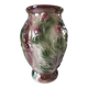 Vintage iridescent molded earthenware vase – 1950s/1960s