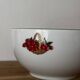 Porcelain bowl Guy Degrenne strawberries