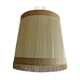 Lampshade fabric pleated fringes