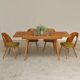 Dining table with extension by Frantisek Jirak for Tatra, 1960.