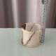 Vintage Hand-Carved Onyx Vessel | Cachepot | Pencil Holder