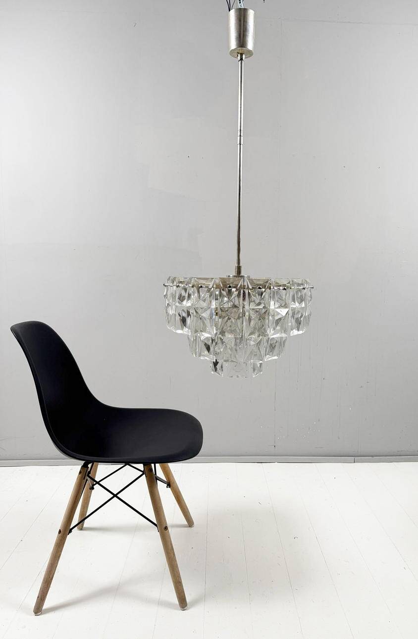 Mid-century chandelier/ceiling lamp by Kinkeldey, Germany, 1970s.