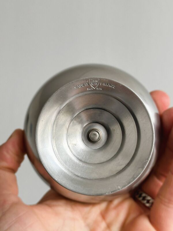 6 coupelles sur pied en inox MAT style Letang Remy