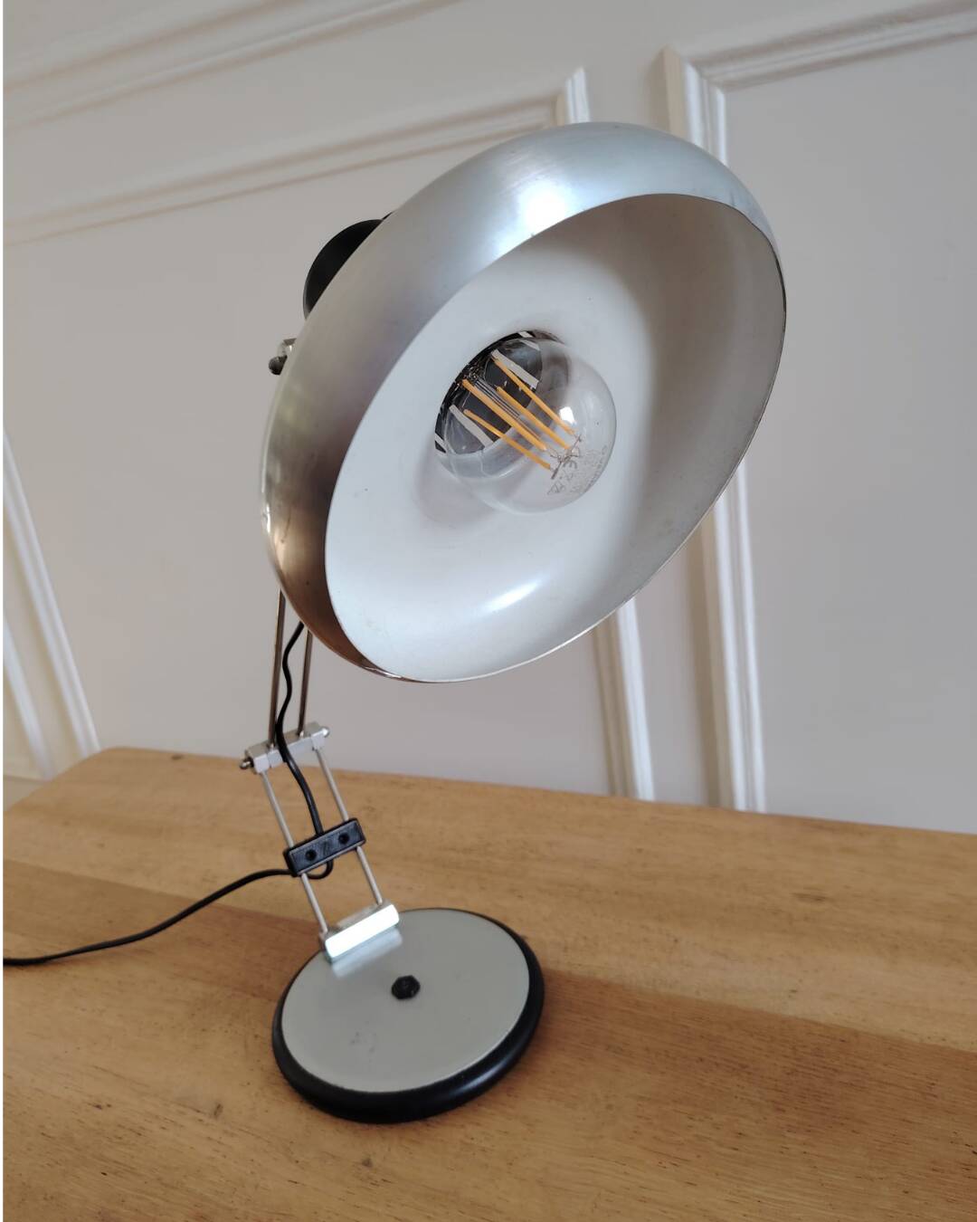Aluminor desk/architect's lamp, 1970s