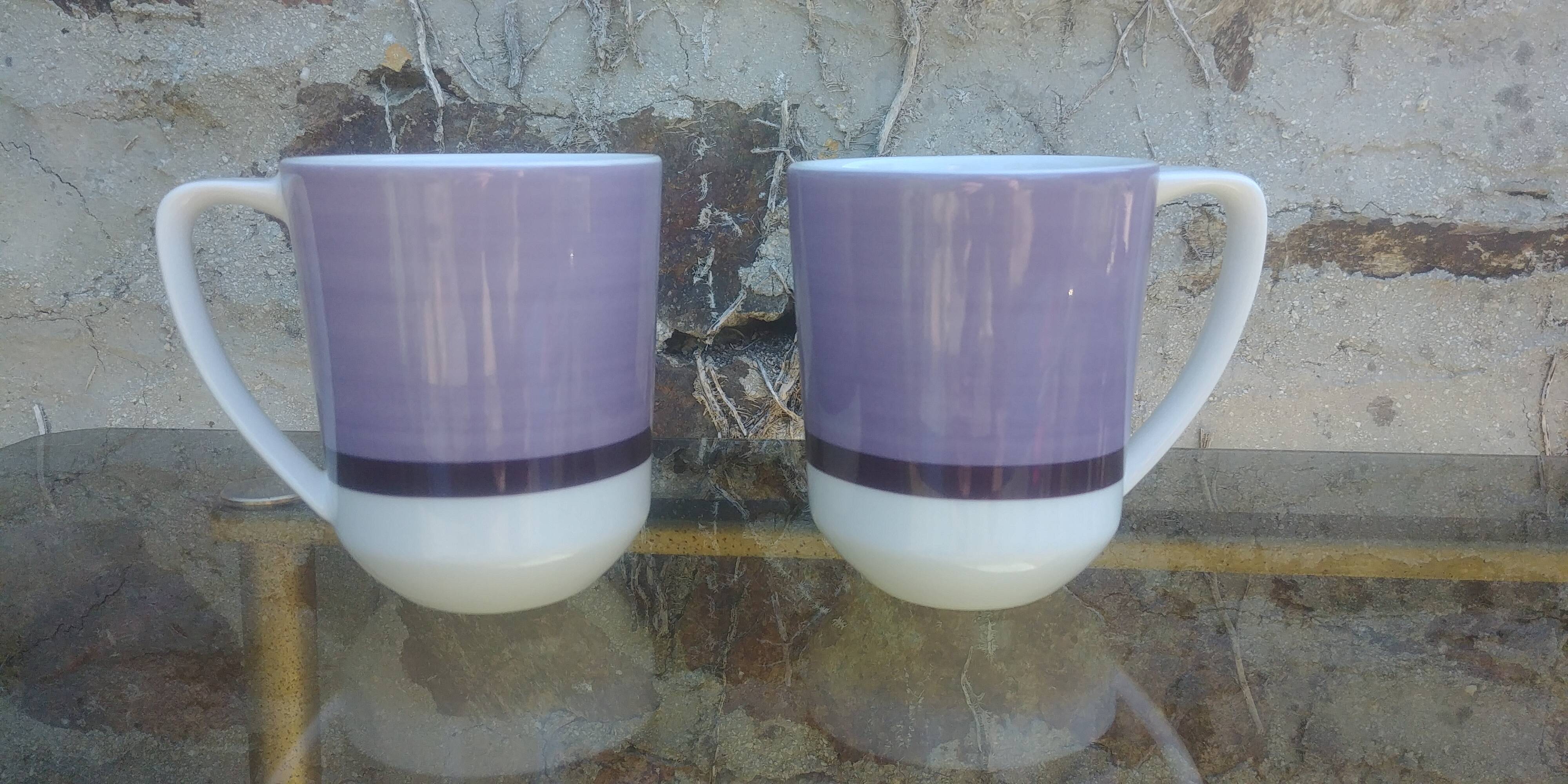 Two cups Vivo de Villeroy and Boch series "just violet"