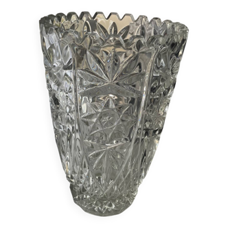 Bohemian crystal vase