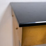 Art deco brass wall console Jean Pascaud