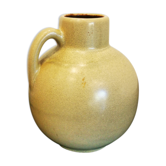 Vintage sleek handle vase