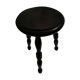 Tabouret rond en bois