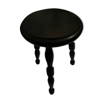 Tabouret rond en bois