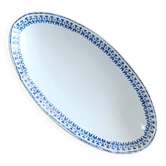 Iron clay dish with earthenware lions