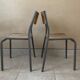 Set de 2 chaises d'école vintage Mullca 510