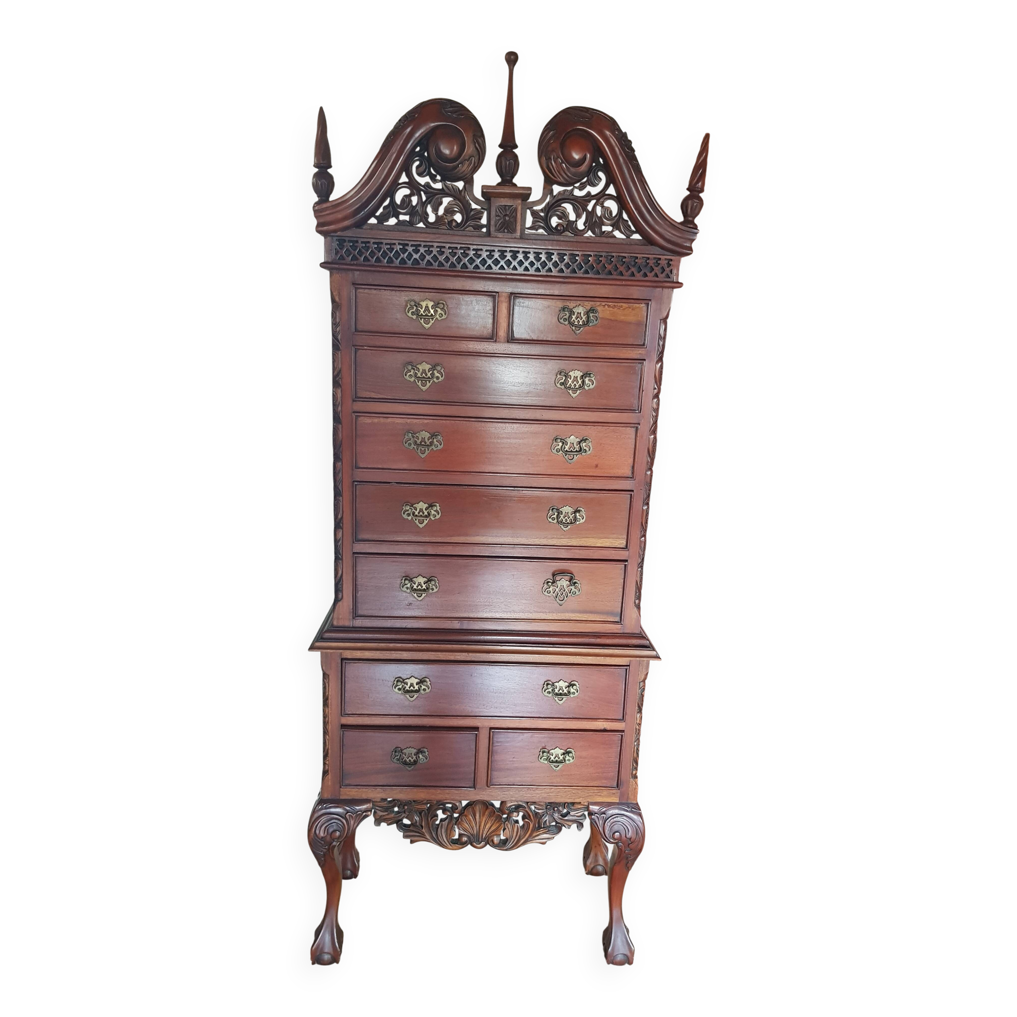 High chest of drawers