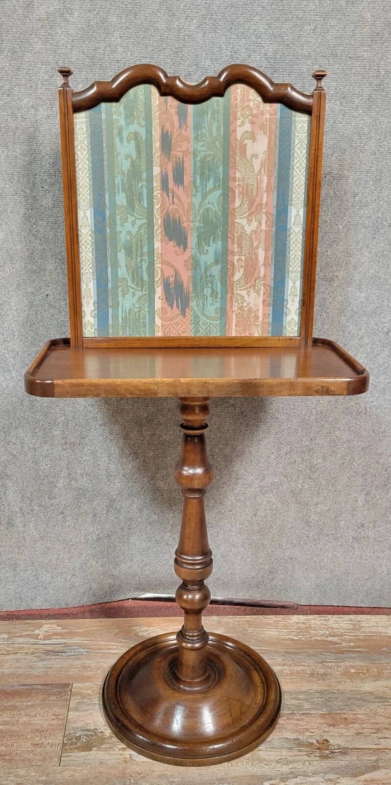Guéridon d'apparat avec ecran de discrétion époque Napoléon III vers 1850