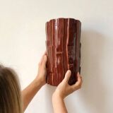 Tejo ceramic wall light (Moka) - Square Coco