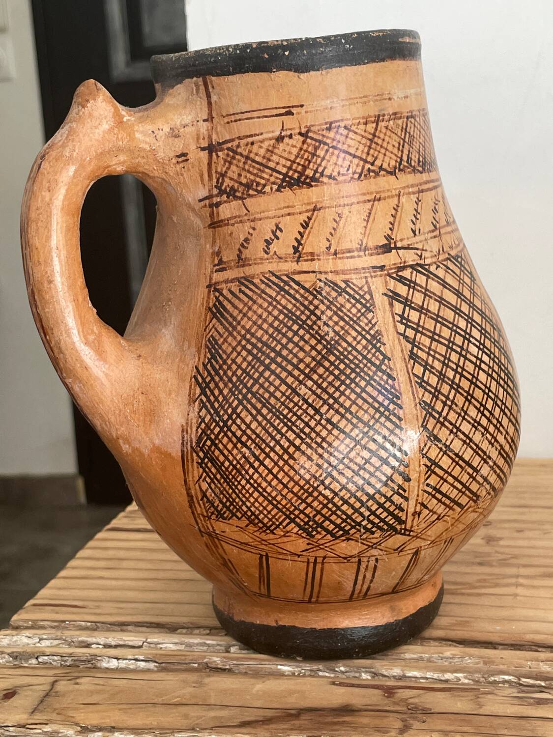 Berber artisanal pitcher