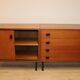Vintage sideboard in wood and metal, 1960s