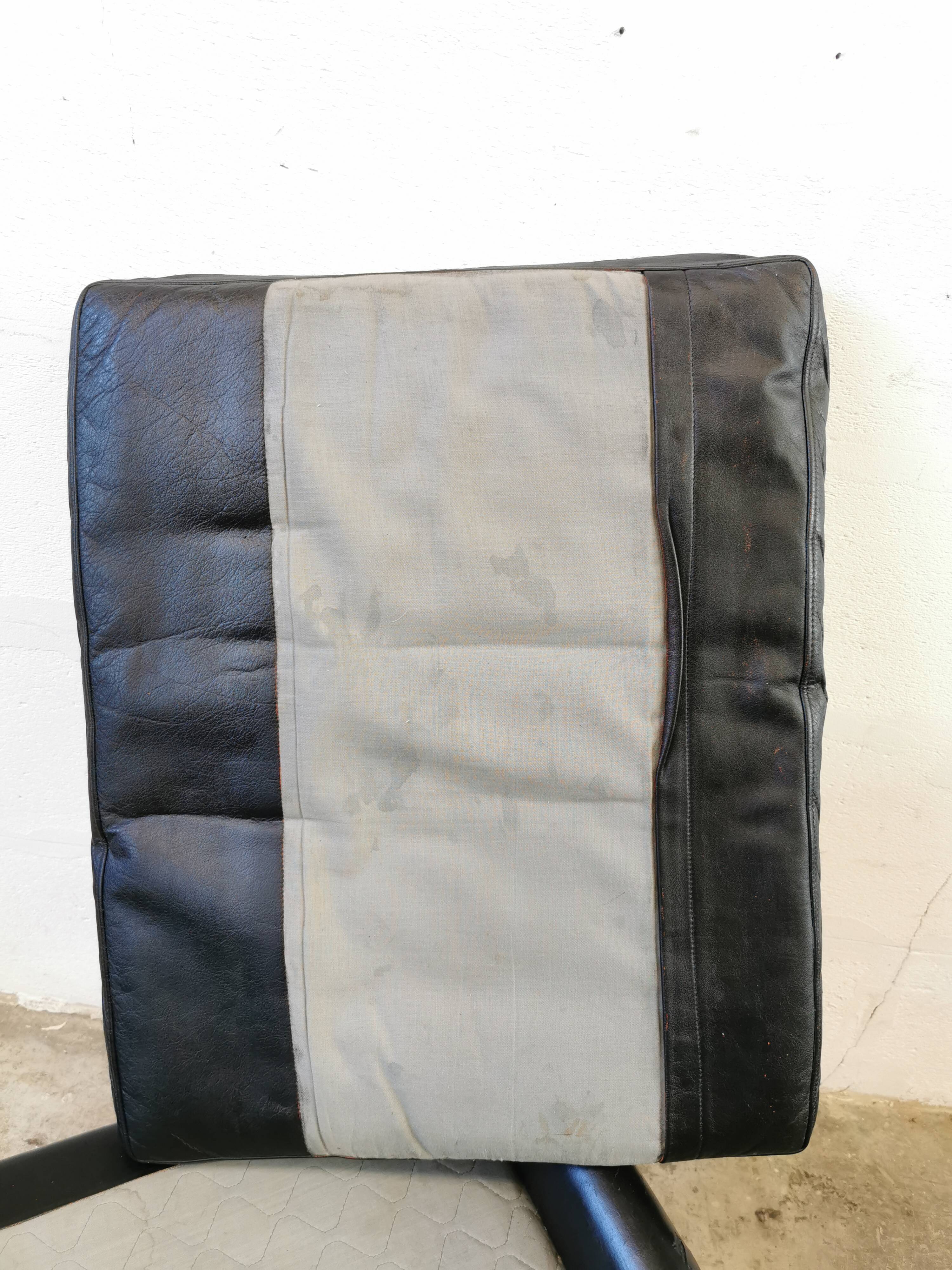 Ottoman/Ottoman/Scandinavian leather footrest