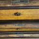 Charles X period commode in maple and blackened pear (circa 1820)