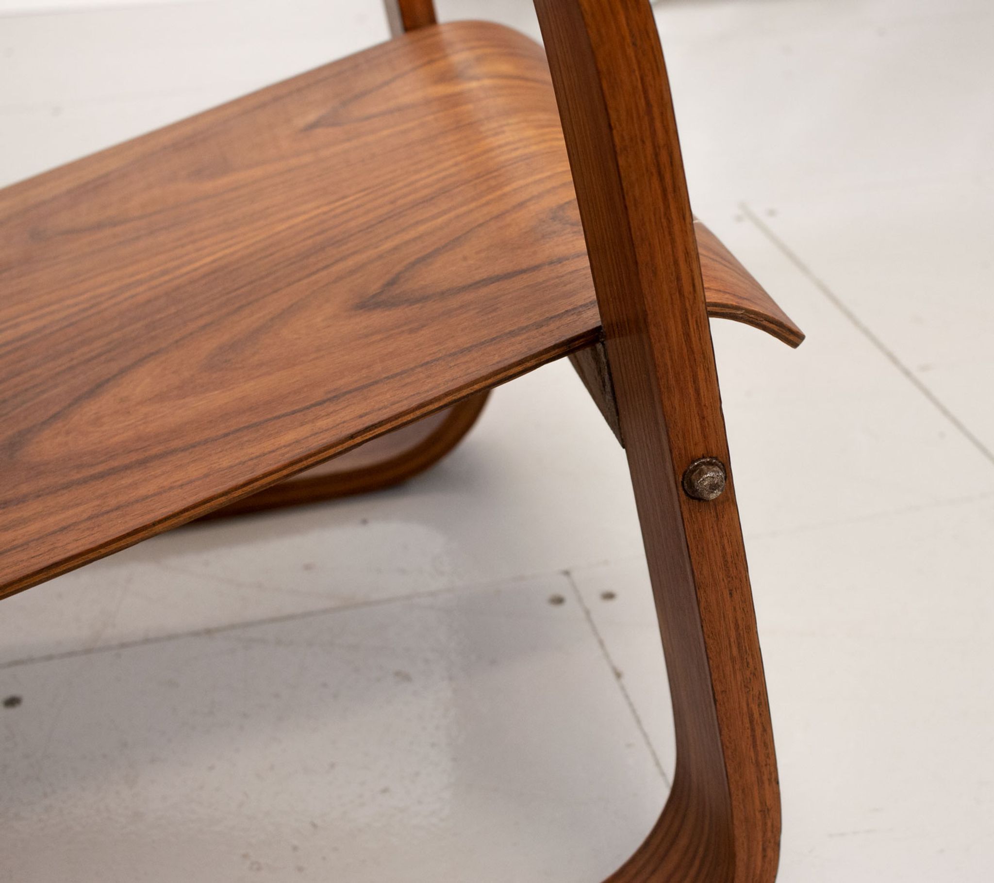 1930s modernist cantilever plywood armchair