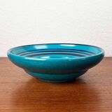 Mid-century modern ceramic wall plate by Wilhelm Kagel, German, 1960s.