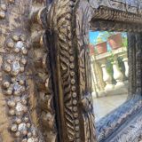 Rare - Mirror gilded wood - Large format 139x117cm
