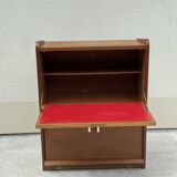 Petit secrétaire à abattant années 60 vintage