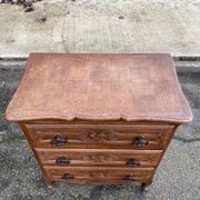 Vintage Louis XV style commode in 19th-century wood.