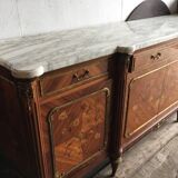 Buffet avec dessus en marbre