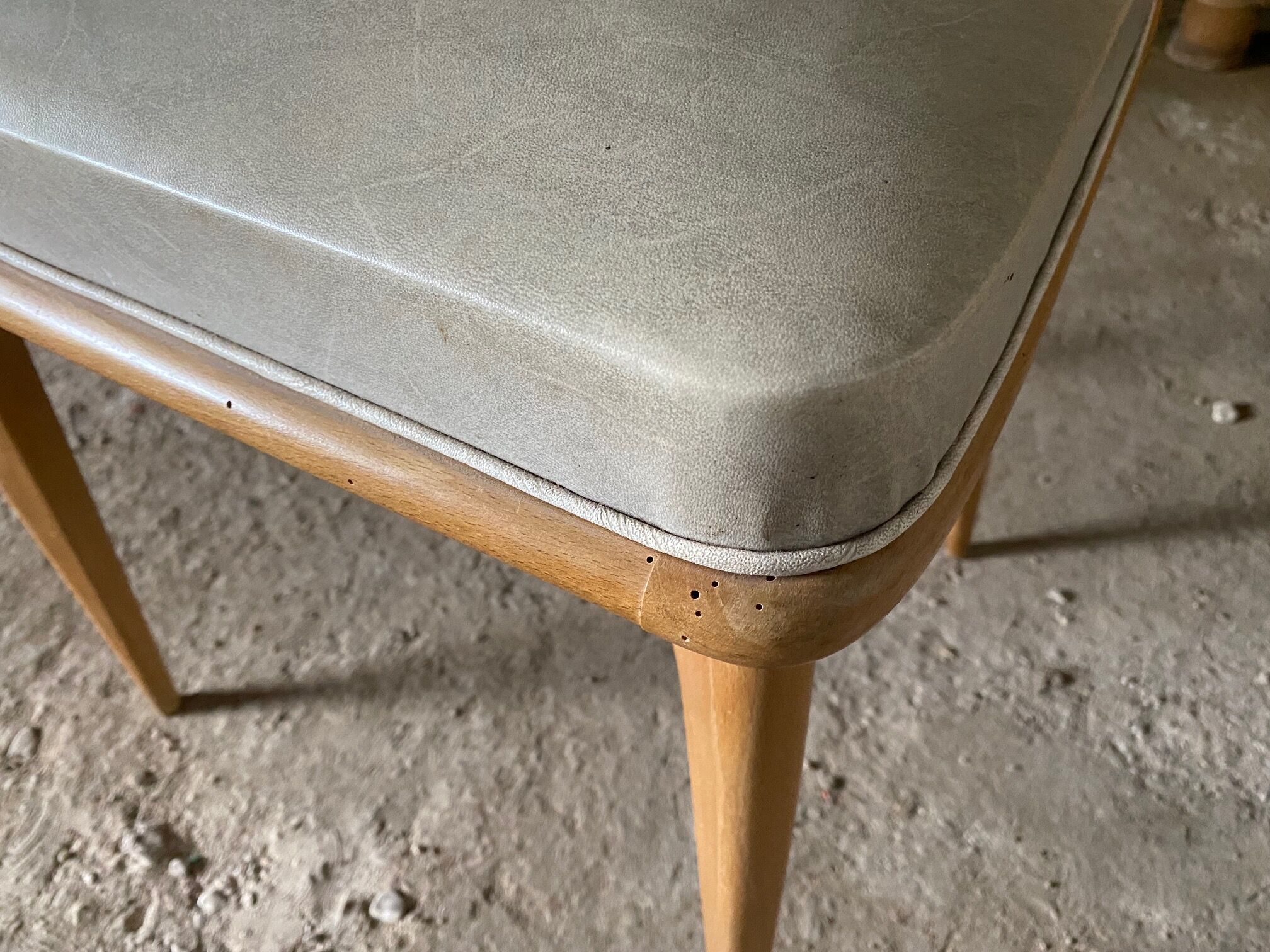 Set of 6 vintage 50s Scandinavian chairs