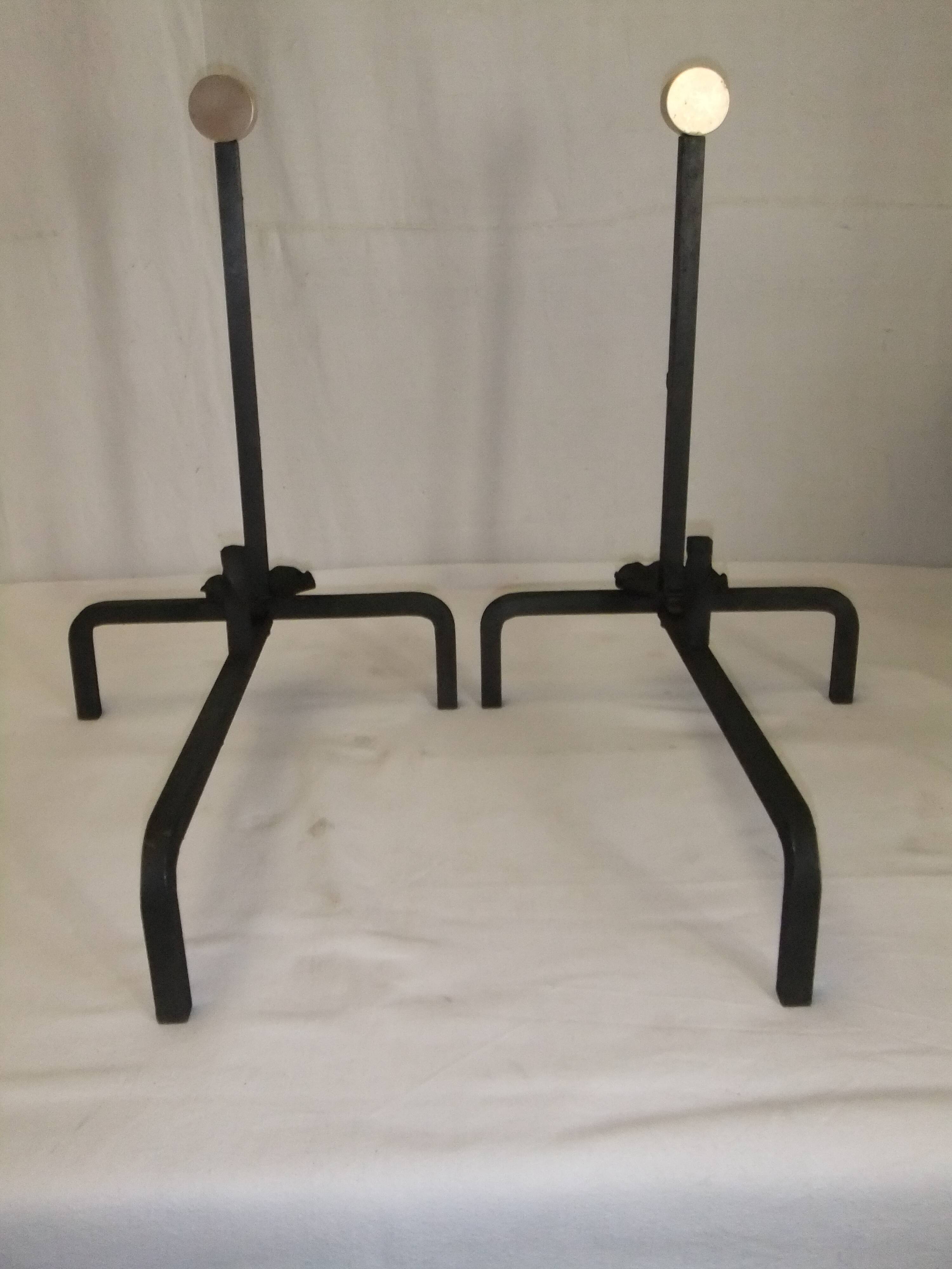 Bronze cast iron firewood fireplace accessory andier spit grill