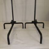 Bronze cast iron firewood fireplace accessory andier spit grill