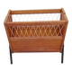 Coffre a jouets bois scoubidou vintage