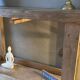 Vintage wooden workbench