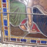 19th century stained glass window “Jesus”