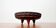Vintage mid-century orange ceramic tripod from the Frank Keramik studio, 1960s.