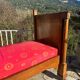 19th Century Empire Period Solid Walnut Daybed