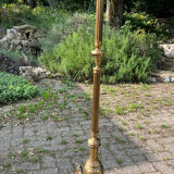 Old bronze floor lamp foot