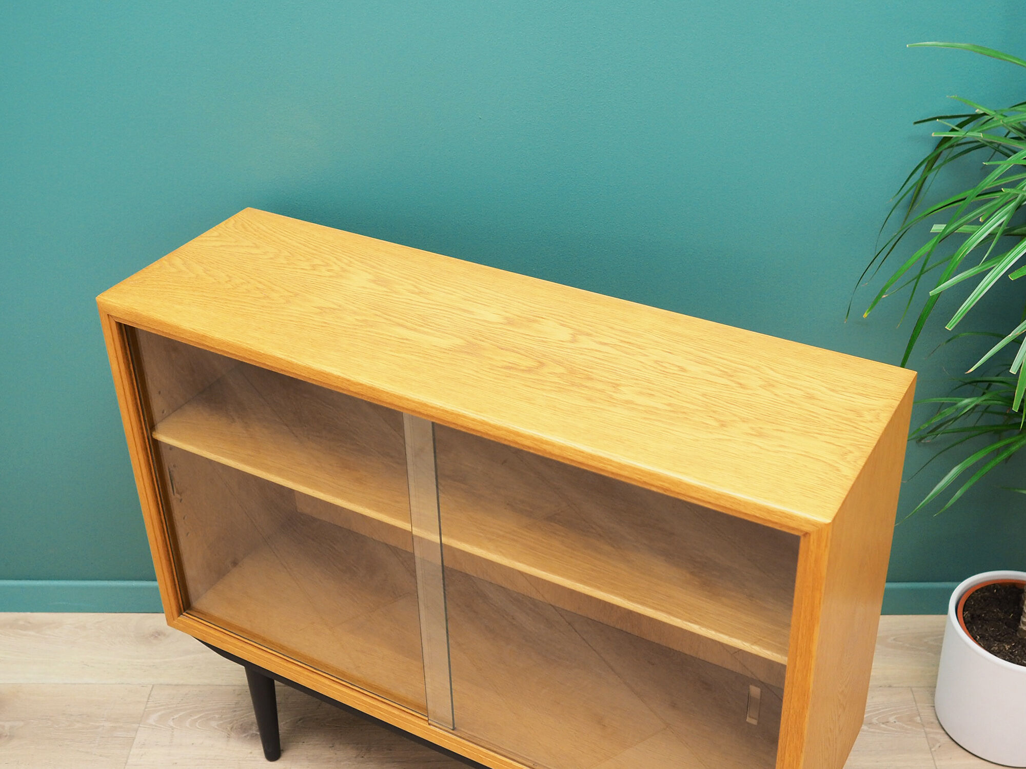 Bookcase oak, Danish design, 60's, producer: Søborg, designer: Mogensen