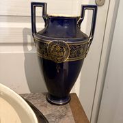 Lot 3 amphora vase boch keramis 1890 bfk fireplace garniture sèvres art deco