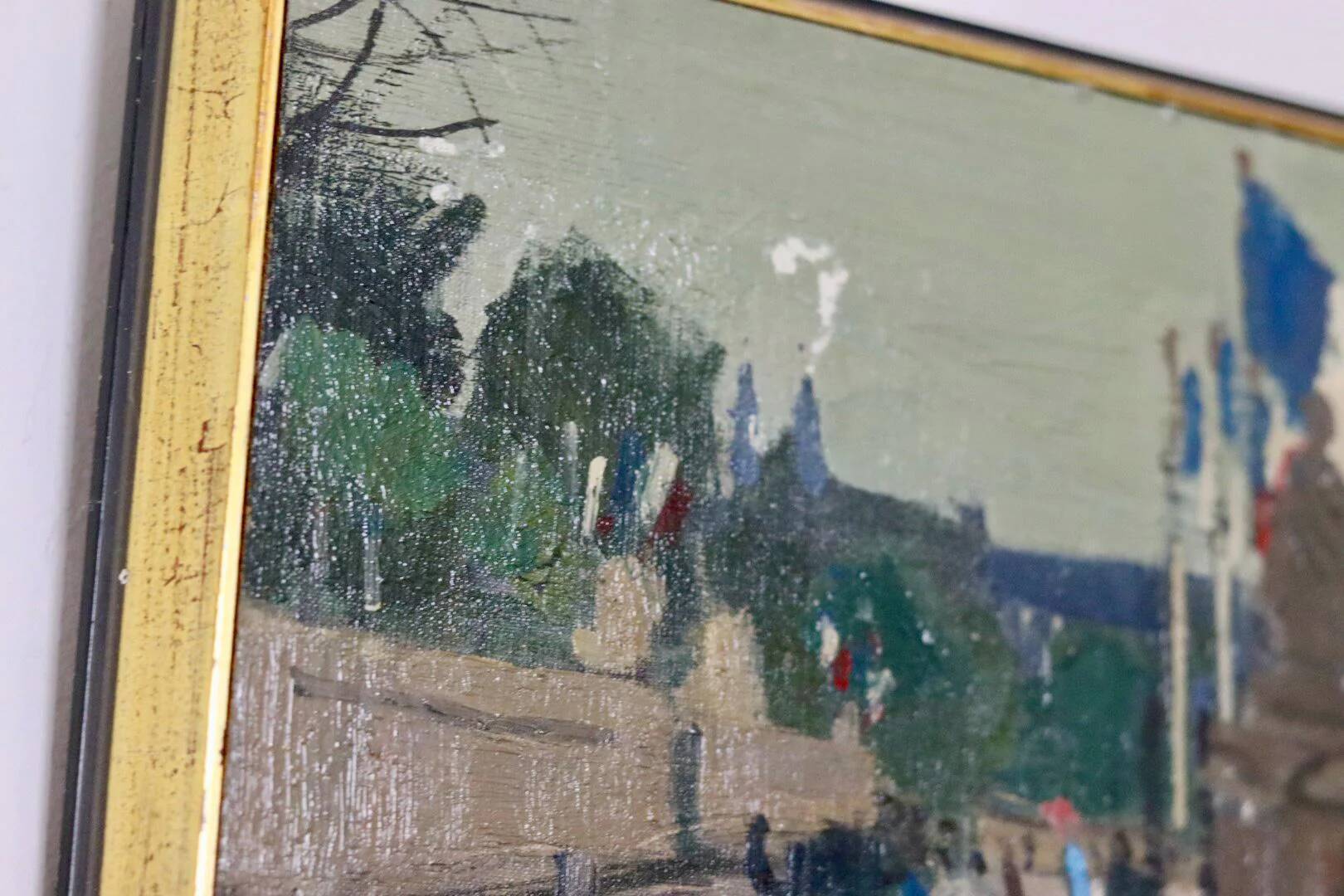 « Scène de rue française » par Olson