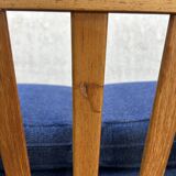 Hans J. Wegner GE265 oak sofa for Getama, Blue, 1960s