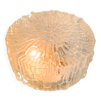 Authentic vintage french ceiling light from the 1960s, pat angem.