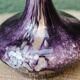 Set of 5 old glass perfume sprays