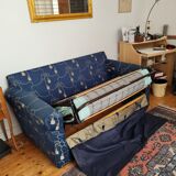 2-seater fabric sofa