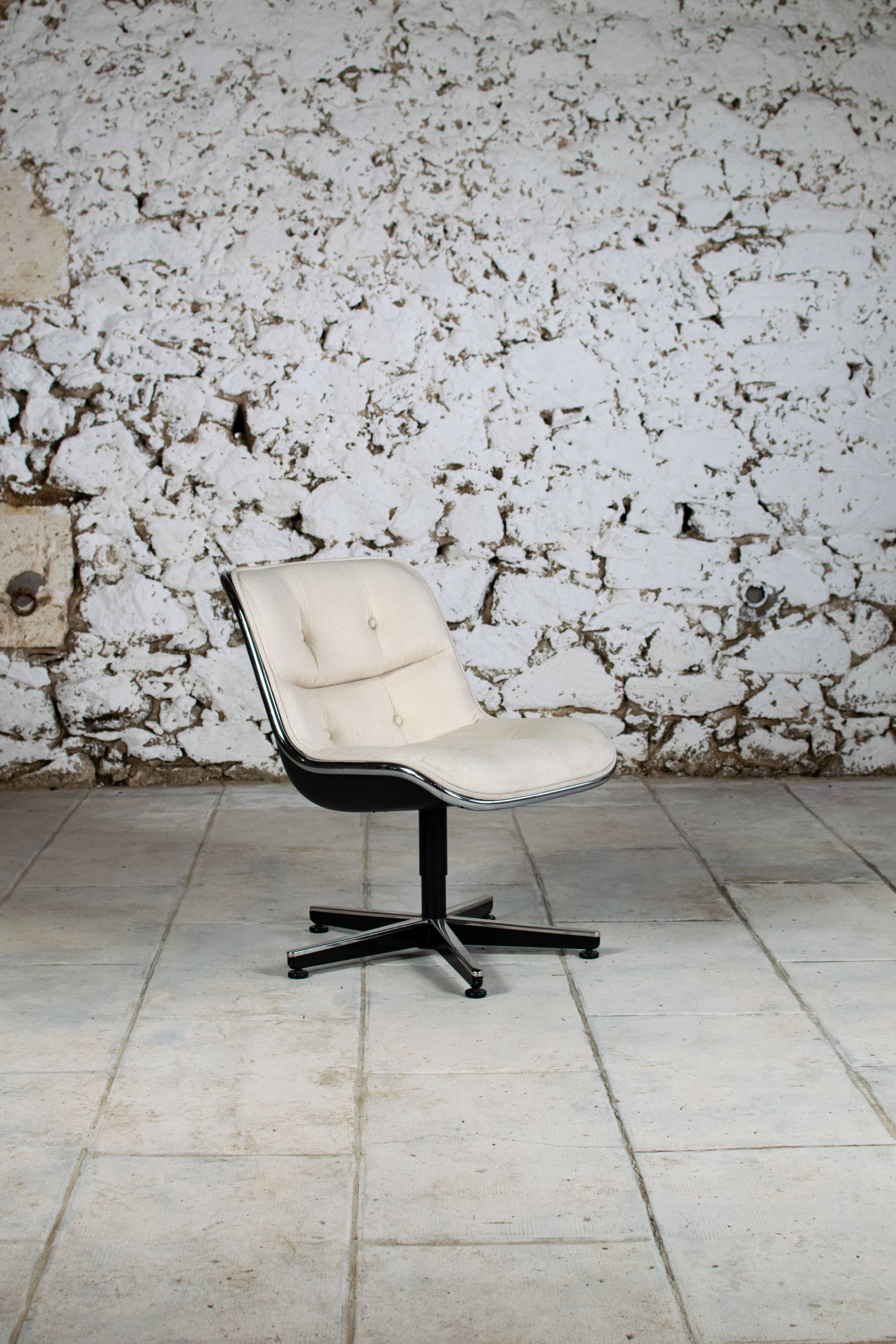 Fauteuil executive Charles Pollock pour Knoll, 1960