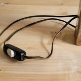 Table lamp in glazed stoneware